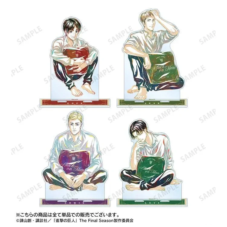 Attack on Titan Anime Merch - New Illustration Erwin Relax ver. Big Acrylic Stand - Image 2