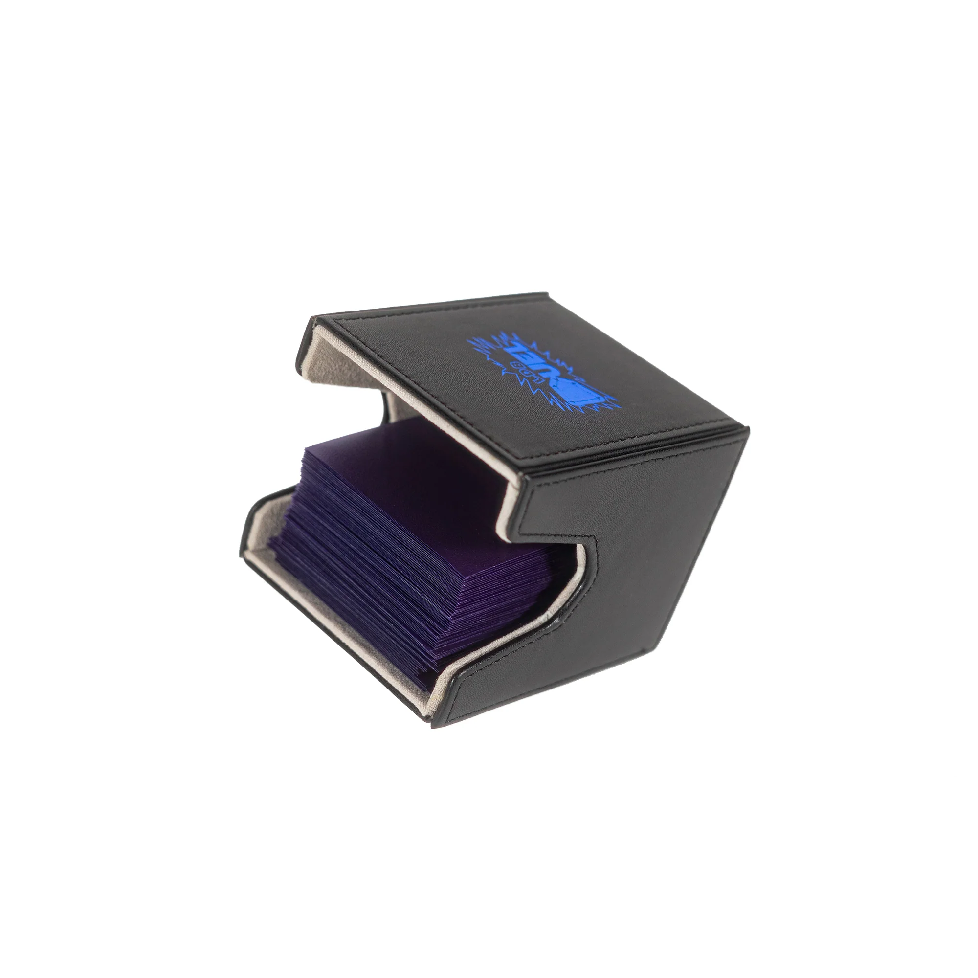 Black - Mach 3 - Deck Box - Holds 100 Double Sleeved Cards - Magnetic Removable Lid - Image 7