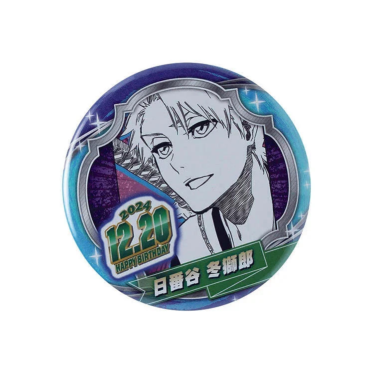 Bleach Anime Merch - Toshiro Hitsugaya 2024 Birthday Can Badge