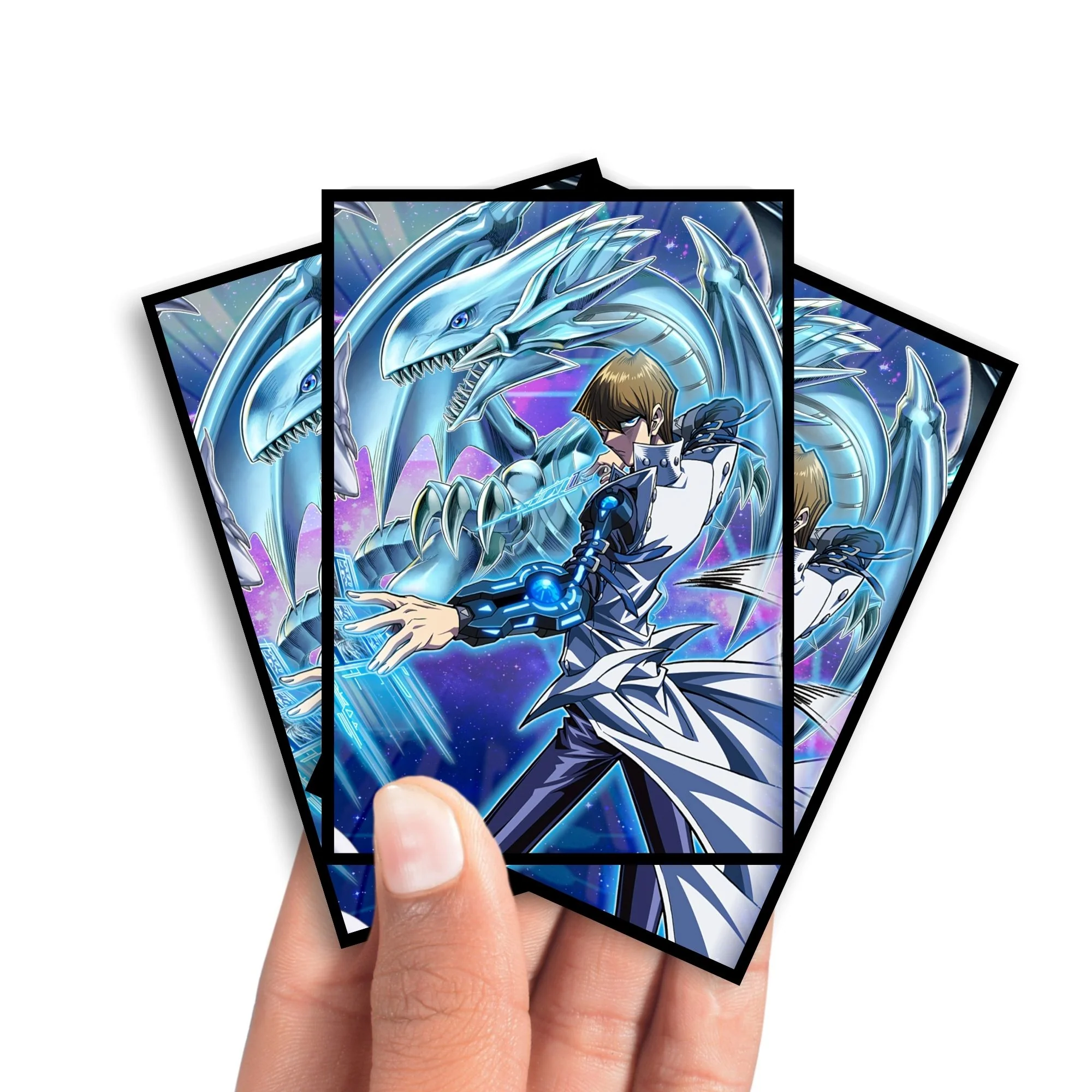 Kaiba’s Blue Eyes White Dragons Card Sleeves - Image 2