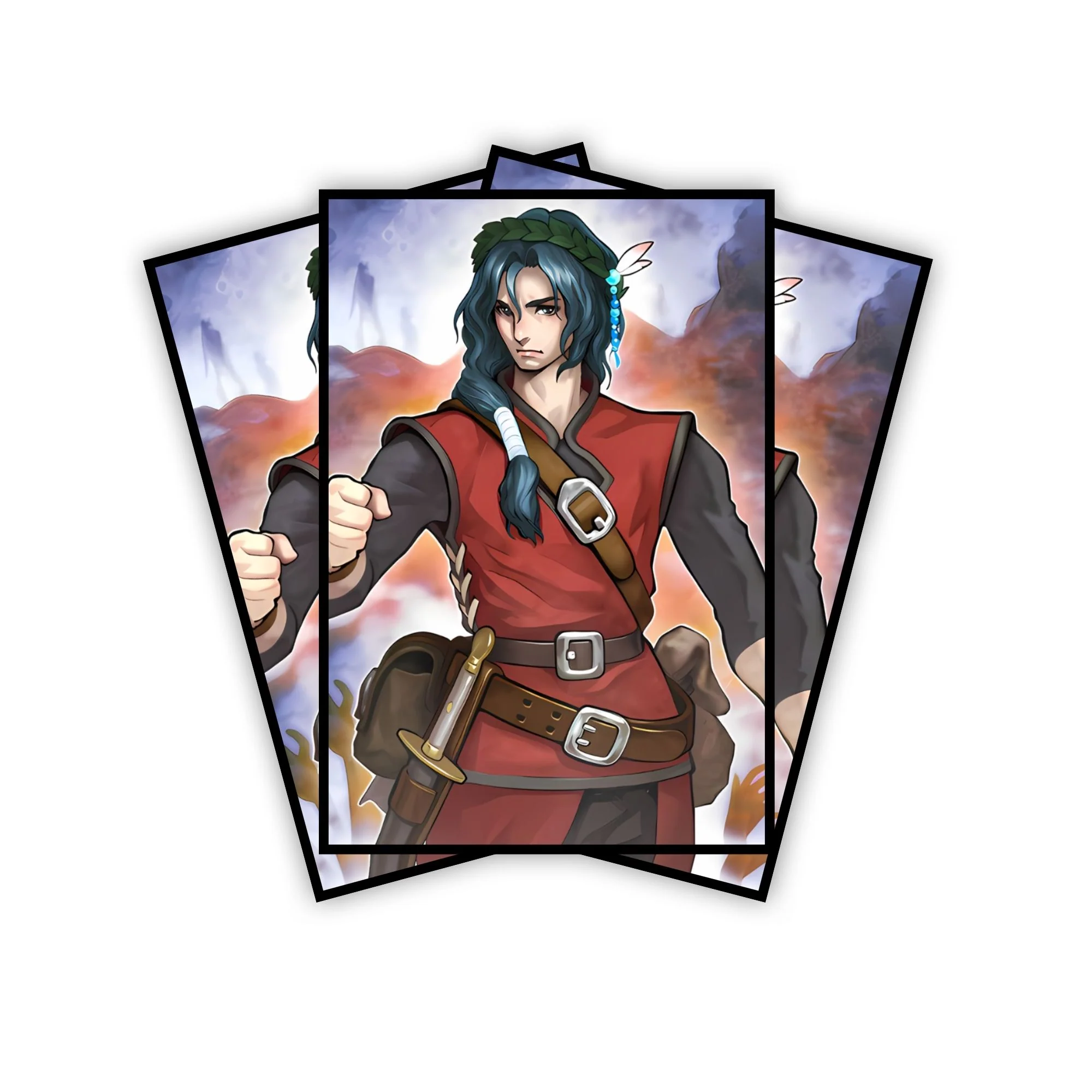 Dante, Traveler of the Burning Abyss Card Sleeves