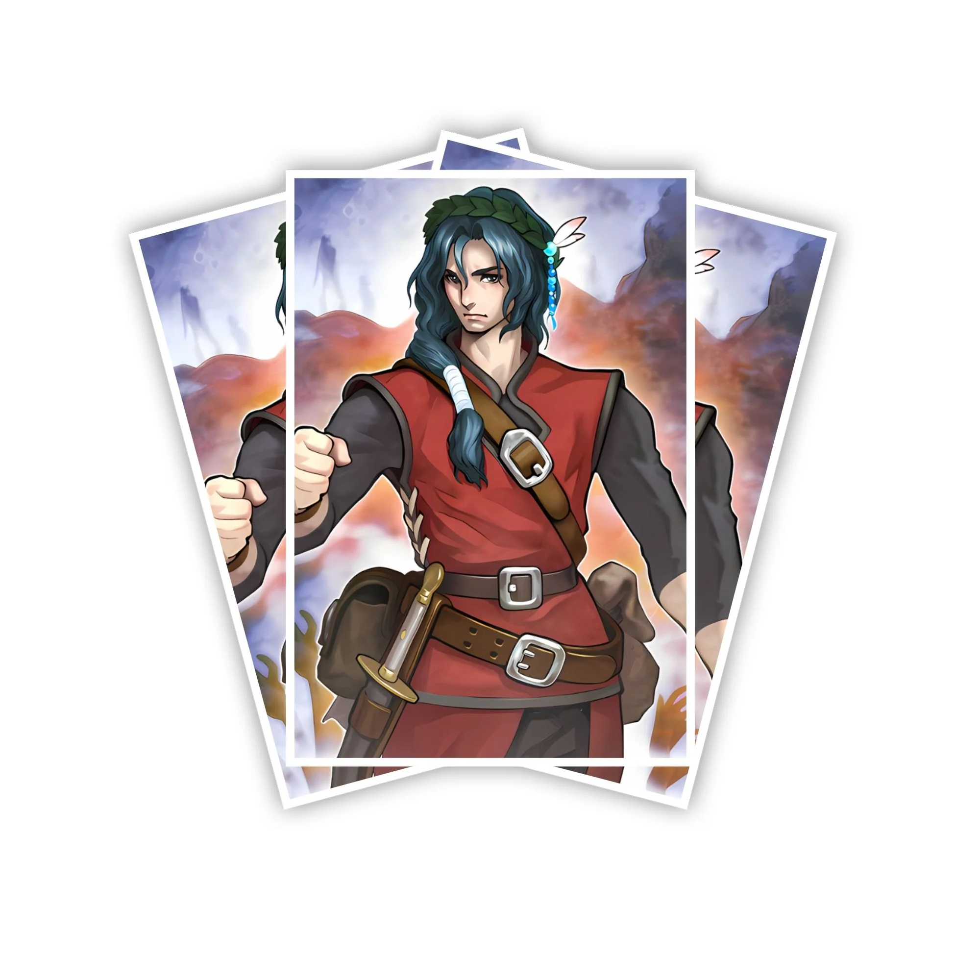 Dante, Traveler of the Burning Abyss Card Sleeves - Image 2