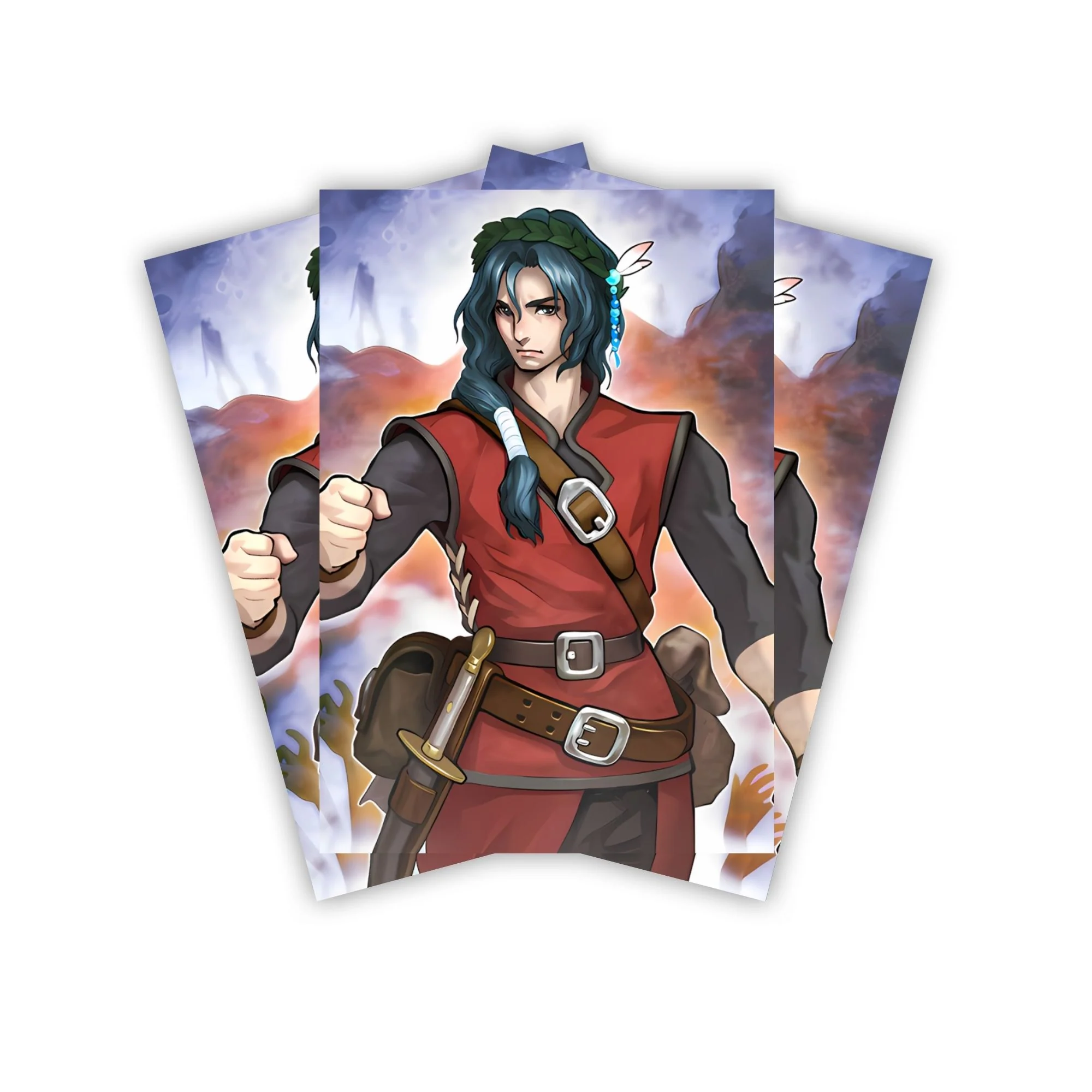 Dante, Traveler of the Burning Abyss Card Sleeves - Image 3