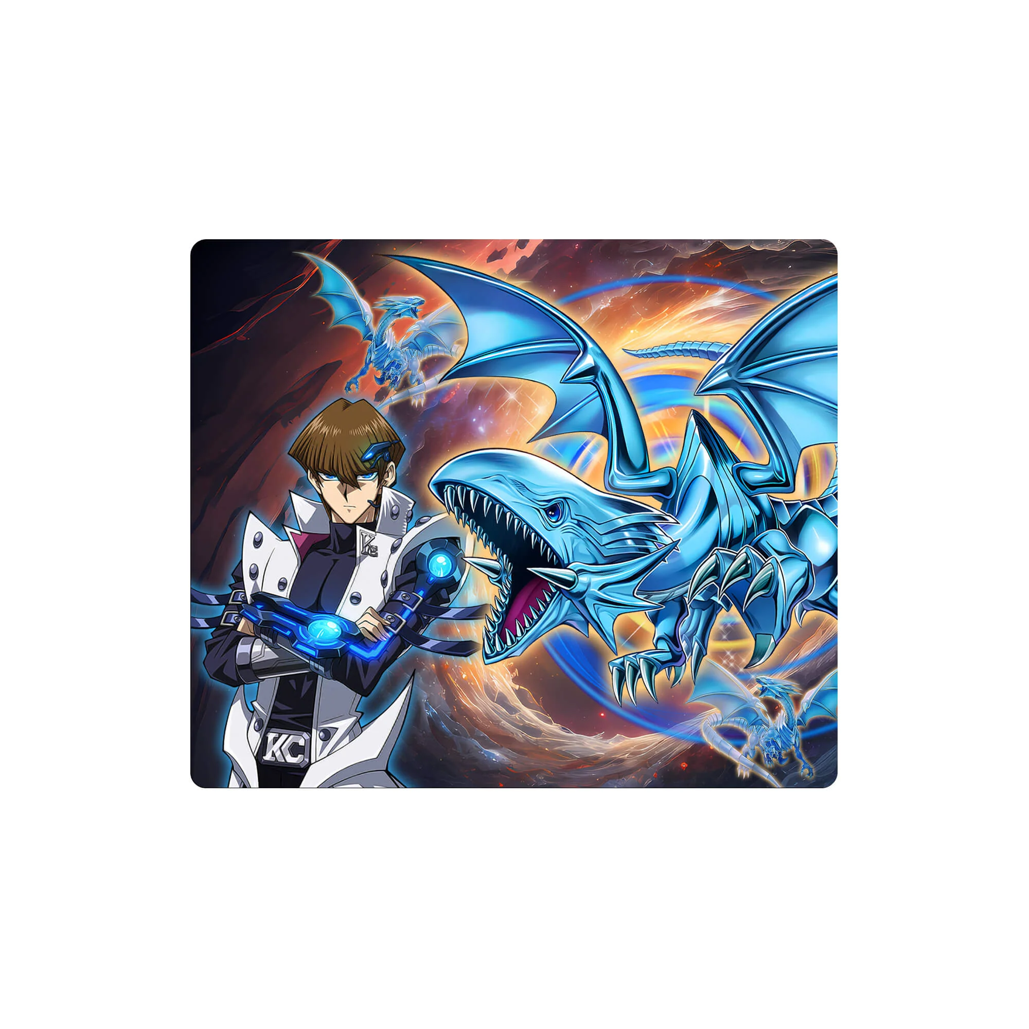Heart of the Blue Eyes Mouse Pad - Image 3