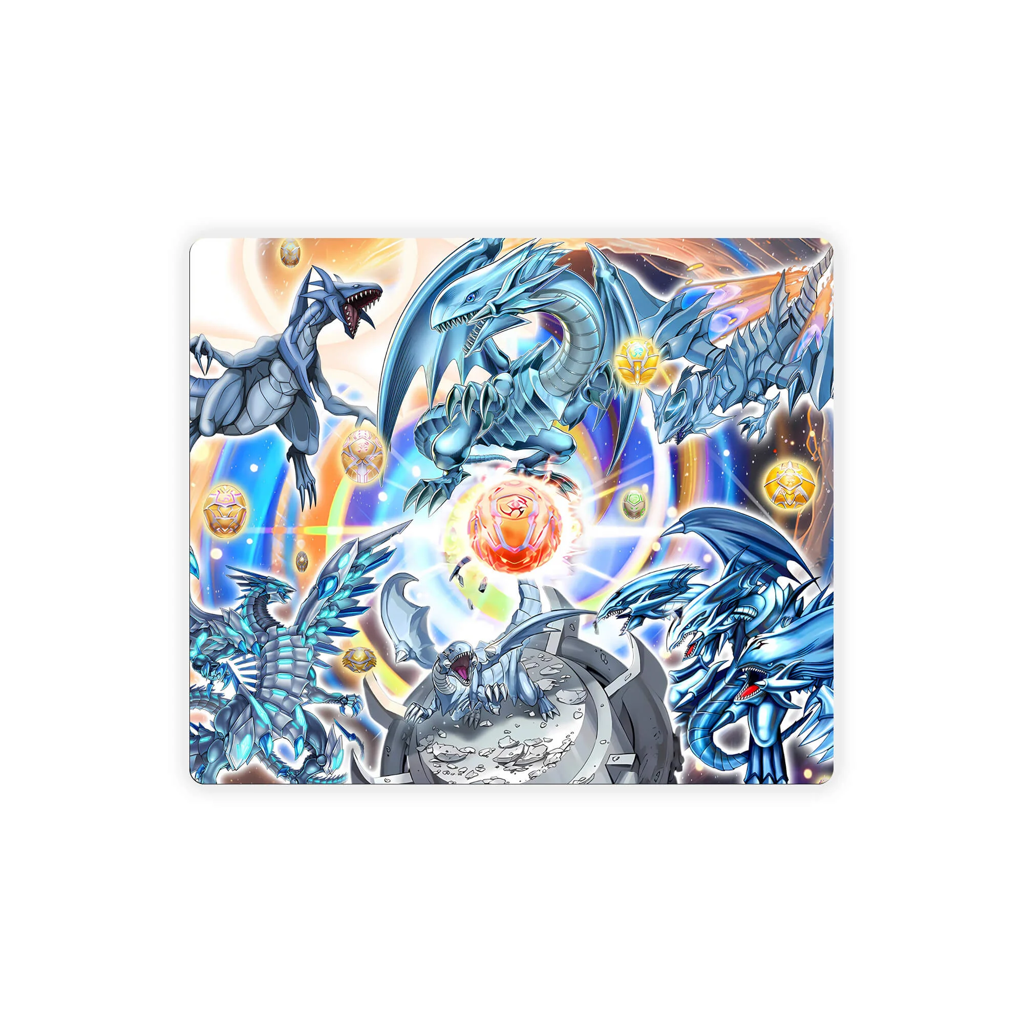 Heratic Seals Blue Eyes White Dragon Mouse Pad - Image 3