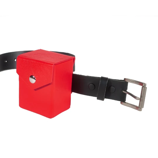Hero Red Deck Box + Belt Loop - Hard Shell Faux Leather - Image 3