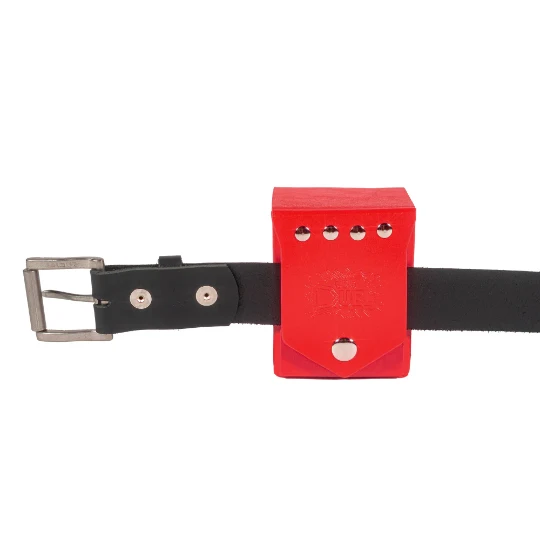 Hero Red Deck Box + Belt Loop - Hard Shell Faux Leather - Image 4