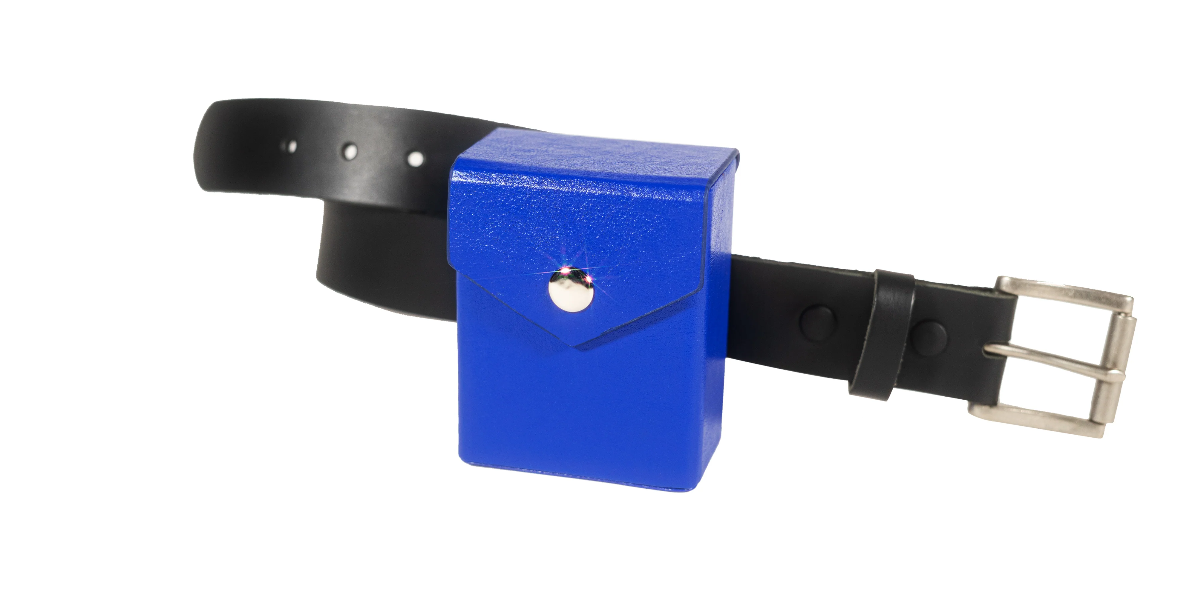 Kaiba Blue Deck Box + Belt Loop - Hard Shell - Faux Leather - Image 3