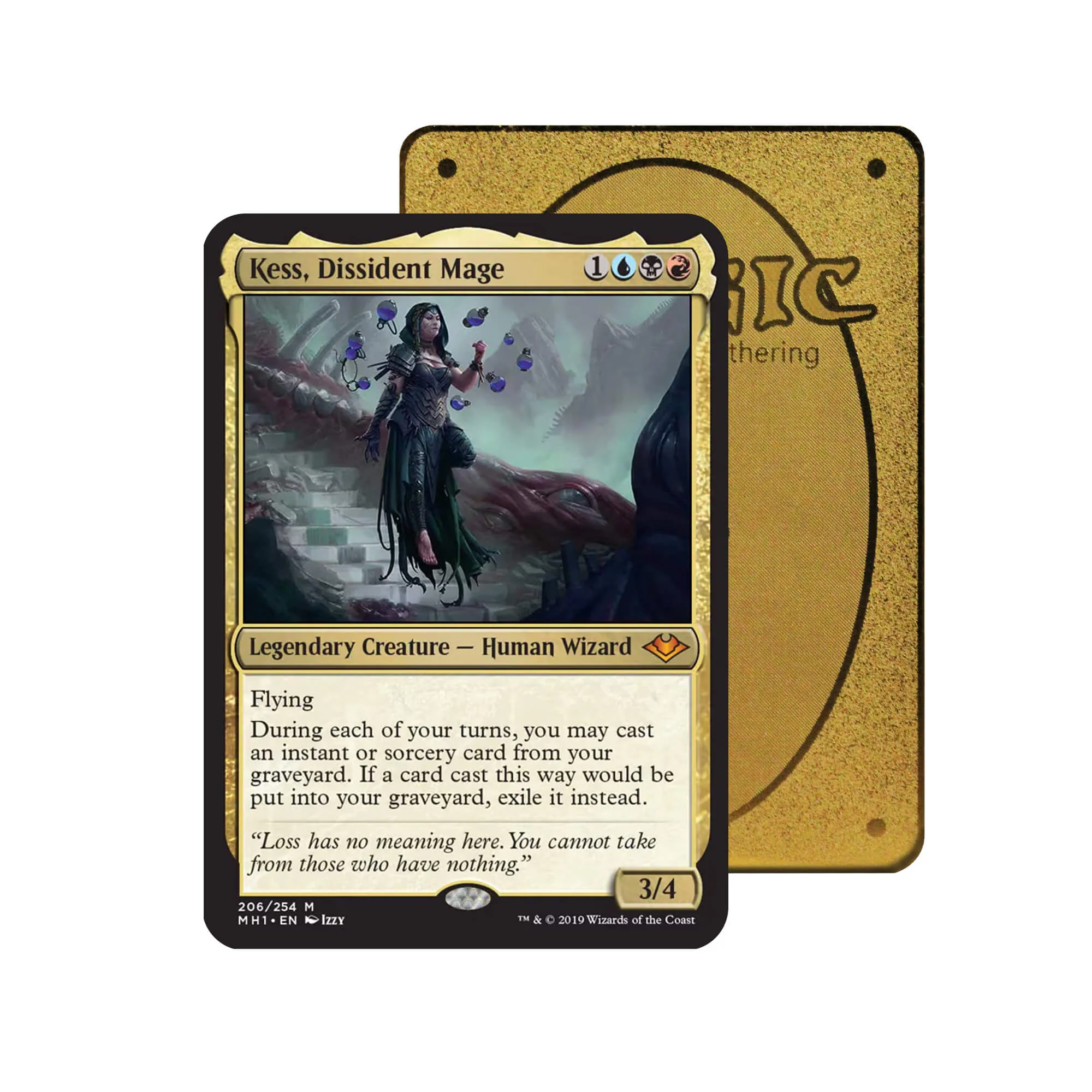 Kess, Dissident Mage Metal Orica Card
