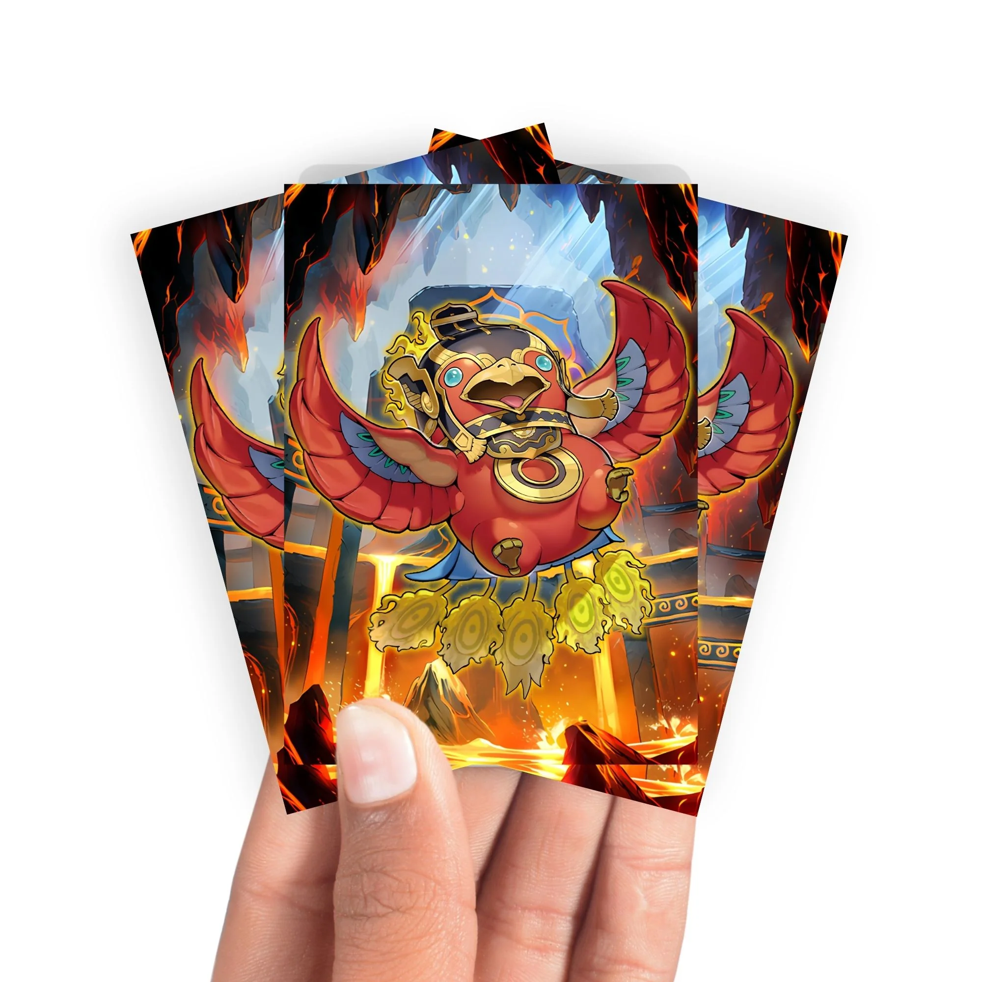 Legendary Fire King Ponix Card Sleeves - Image 3