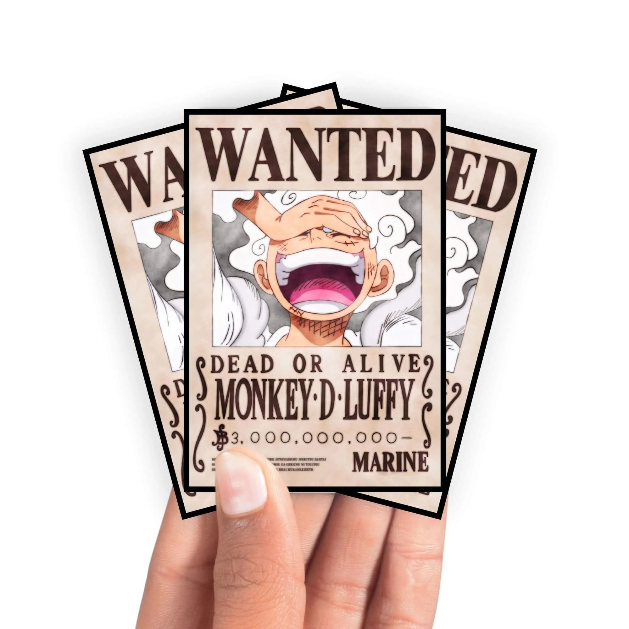 Luffy Wanted Poster Card Sleeves - Image 2