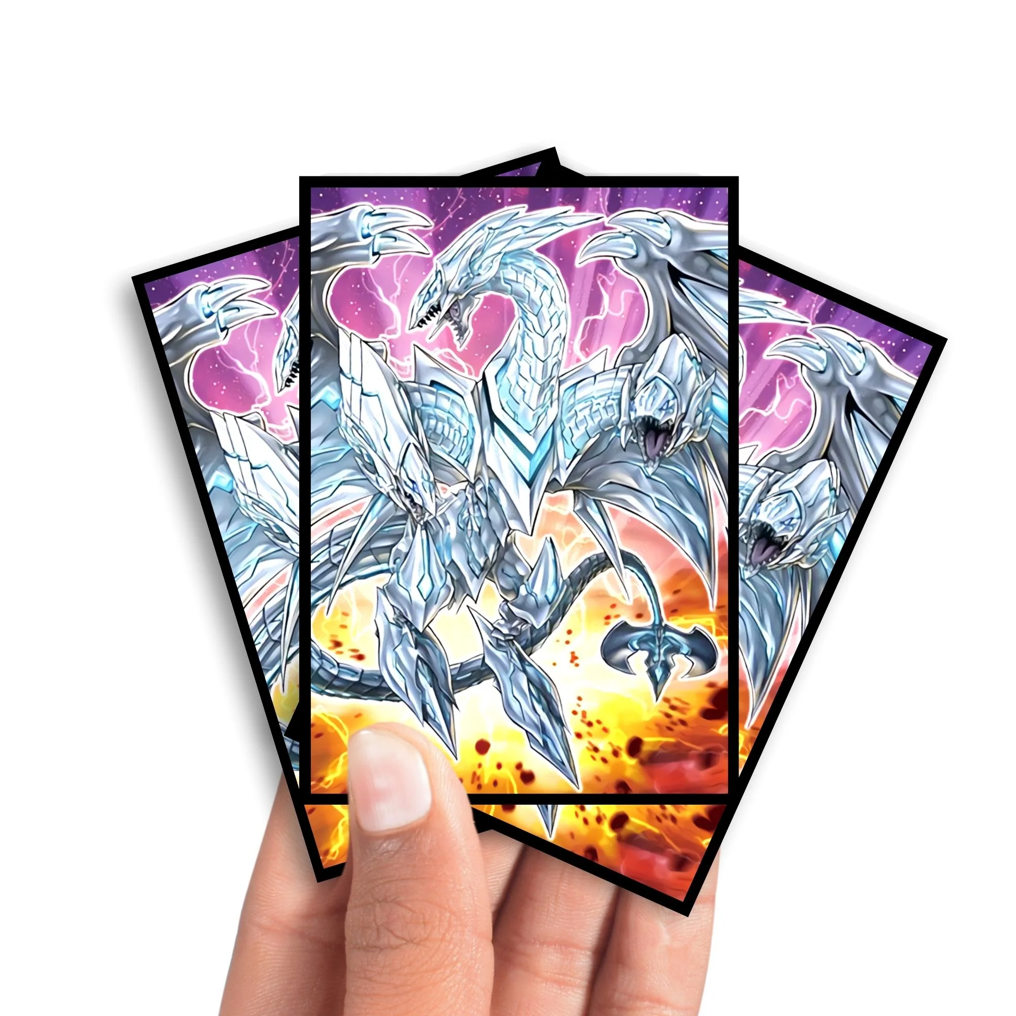 Neo Blue-Eyes Ultimate Dragon Card Sleeves - Image 2