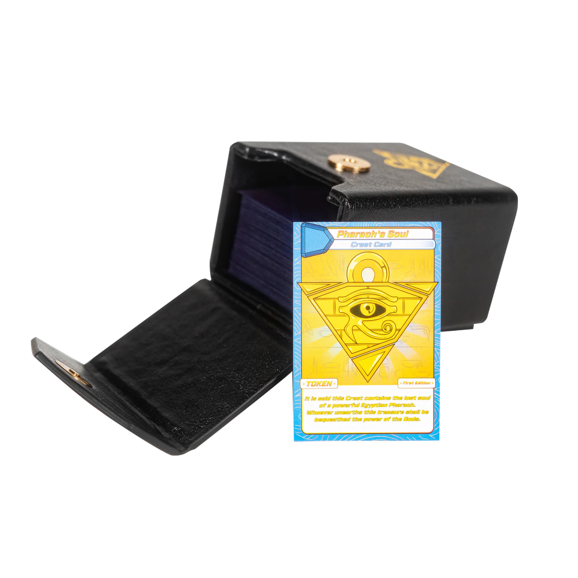 Pharaoh's Soul Glyphs Mach 2 Deck Box- Hard Shell - Faux Leather - Image 5