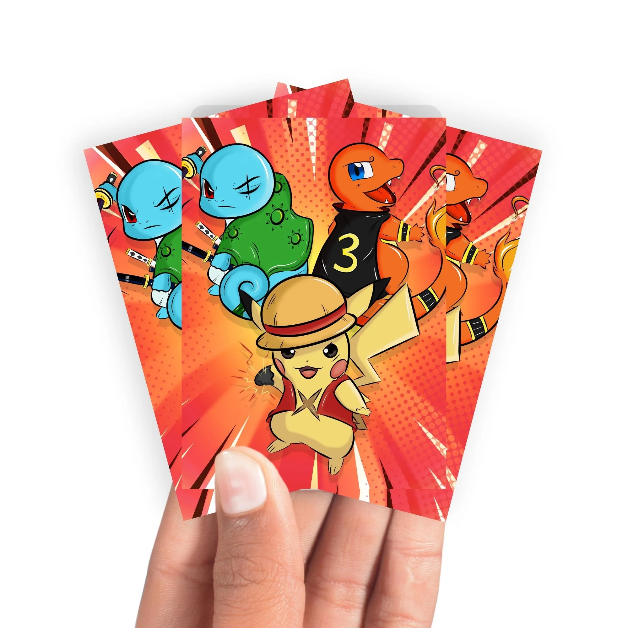 Pocket Monster Trio Card Sleeves - Image 3