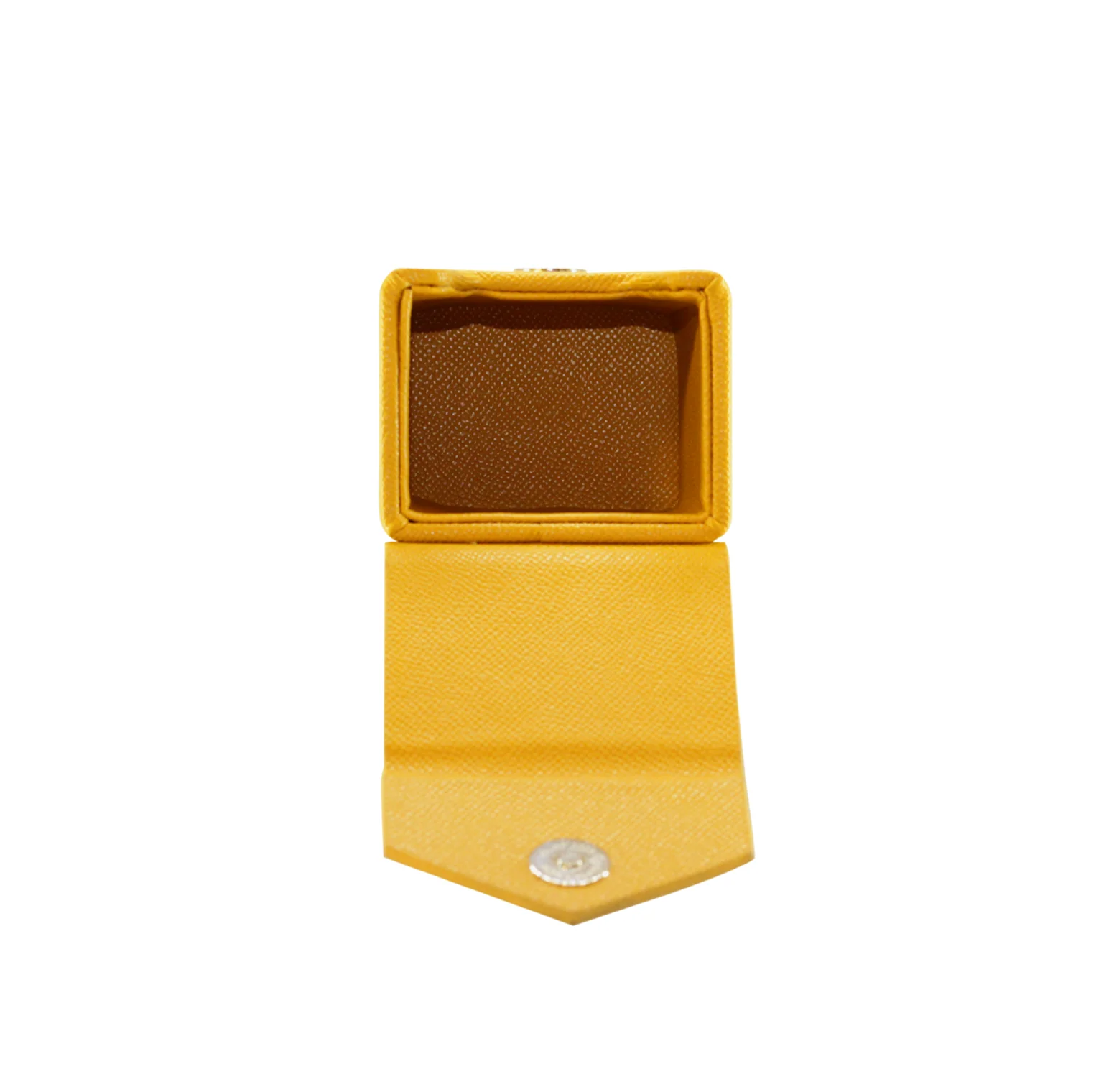 Ra Yellow Deck Box - Hard Shell - Textured Vegan Leather - Image 8