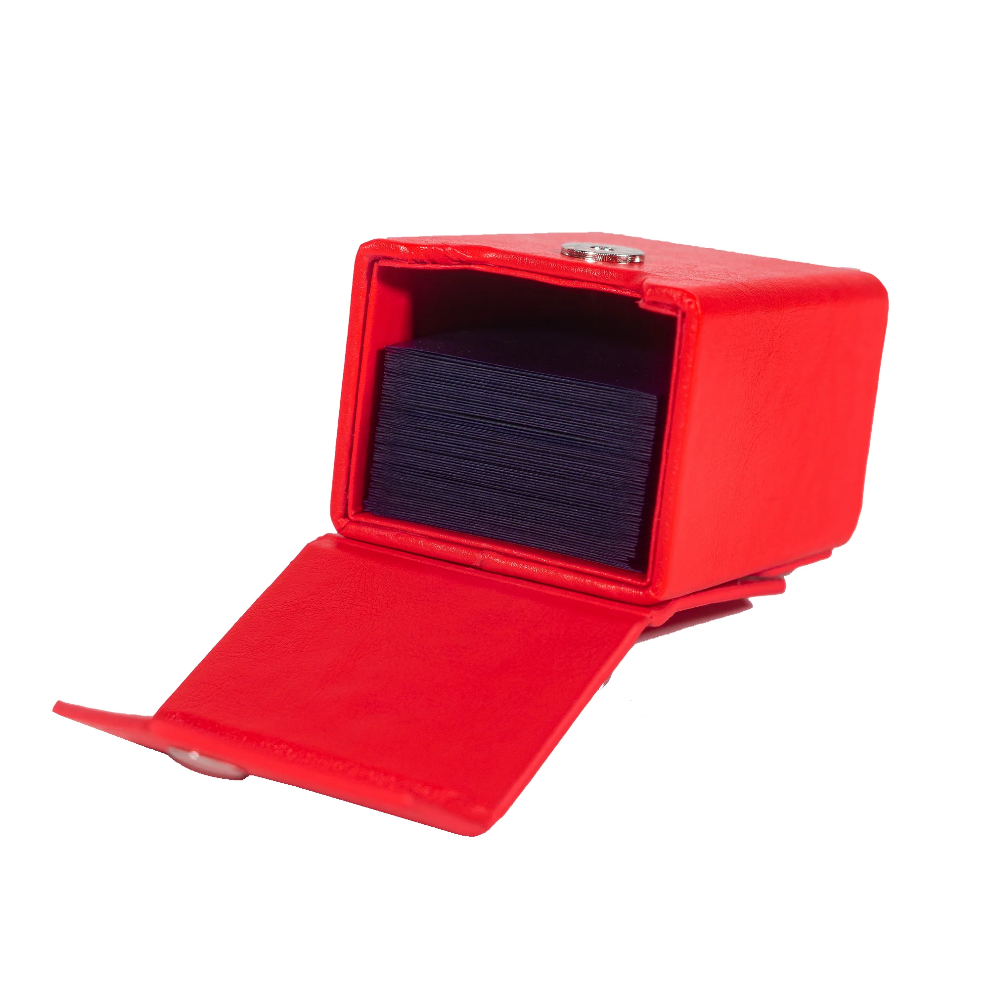 Red Deck Box + Belt Loop - Hard Shell - Faux Leather - Image 6